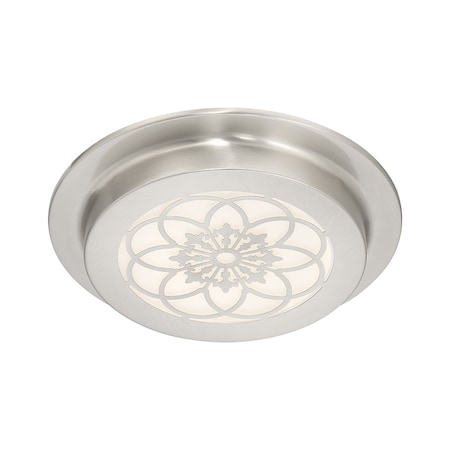 Designers Fountain Edge Lit LED 12 Inch Flush Mount Ceiling Light LED1291-SP